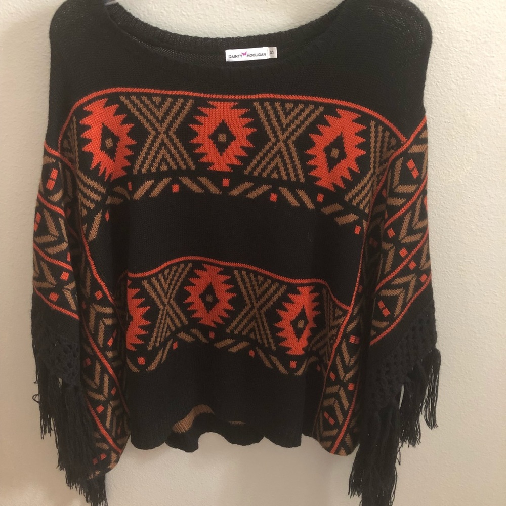 Poncho sweater
